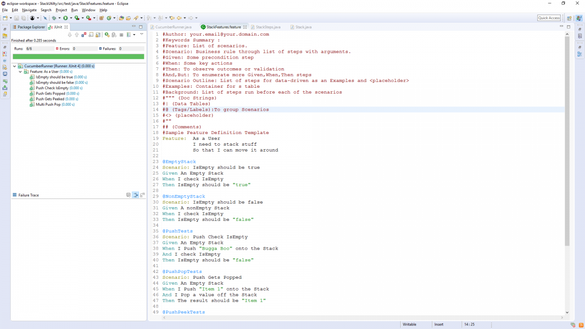 Add Cucumber Acceptance Tests to a Maven Project – @ProDataMan