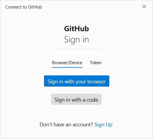 Sign in to GitHub